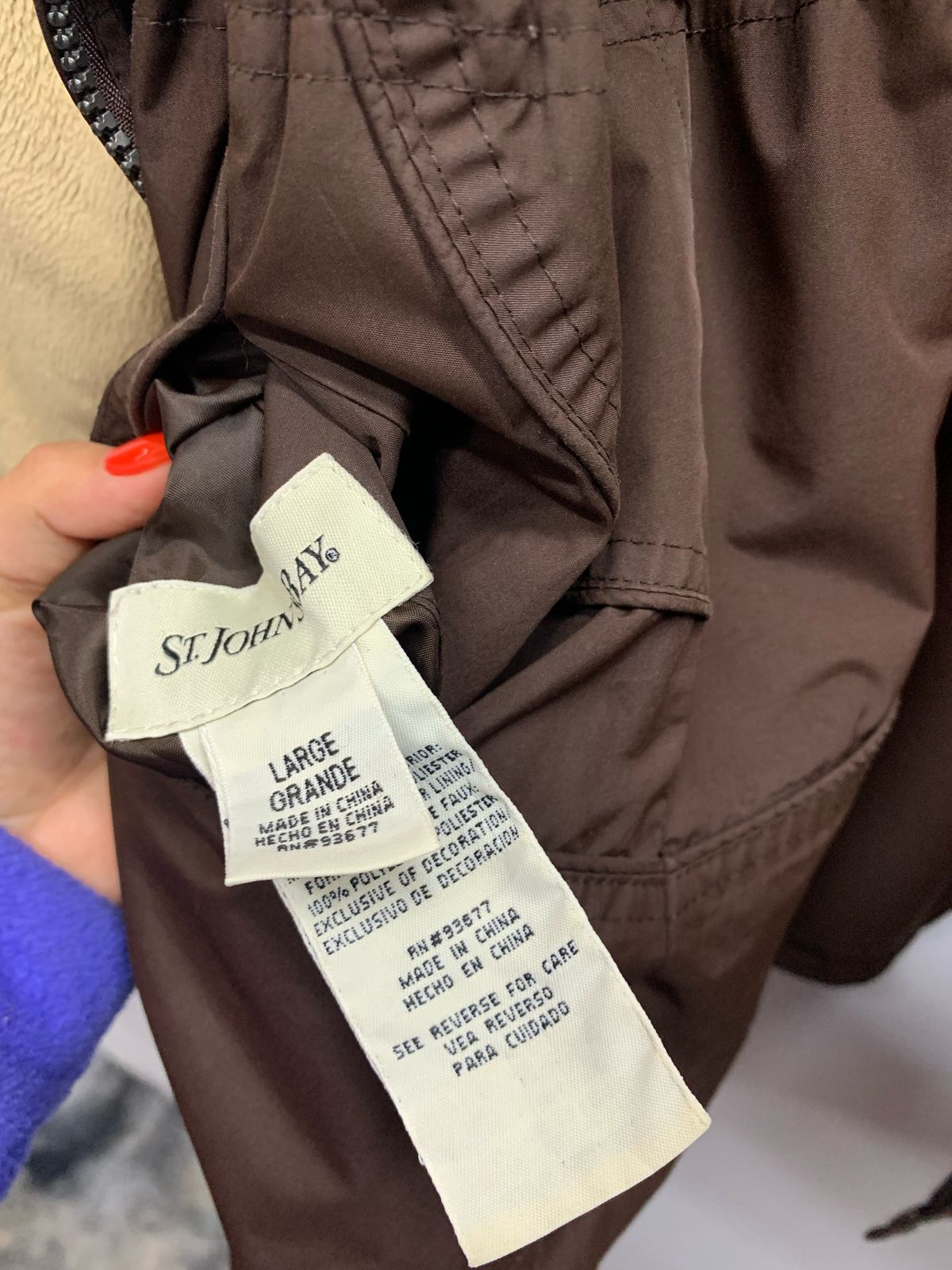 Chaqueta Reversible St Johns Bay🇺🇸 - Talla L
